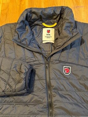 Fjallraven Expedition Series Down Coat Mens Medium Blue